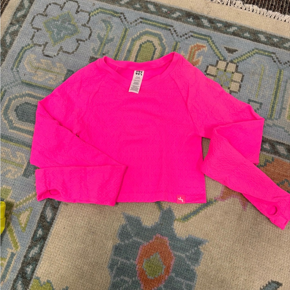 Joy Lab NWOT pink long sleeve top